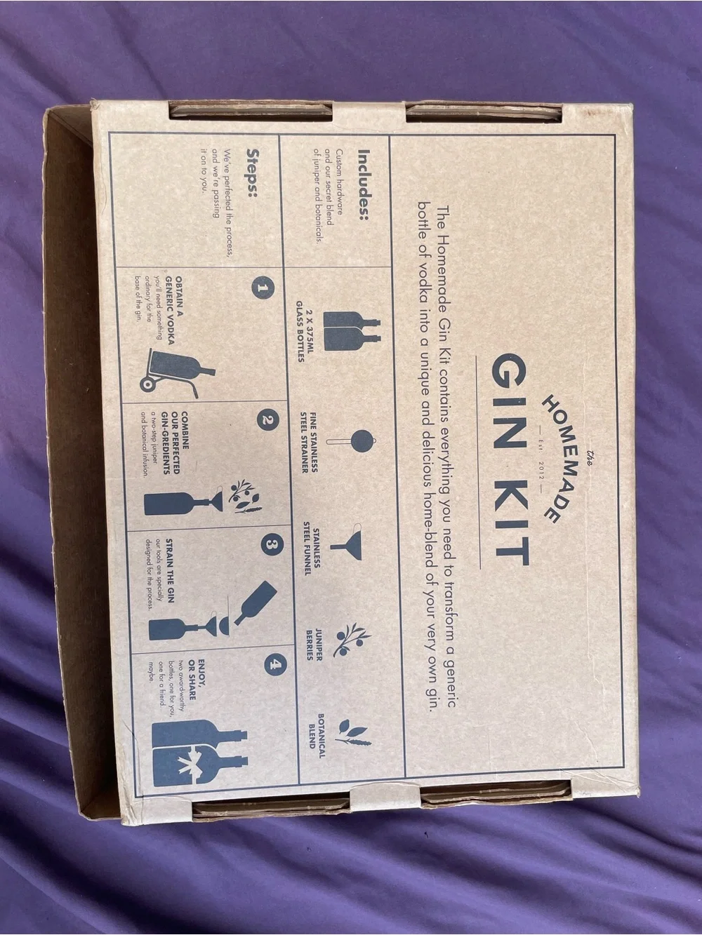 Gin Kit - Natural Brown & Purple